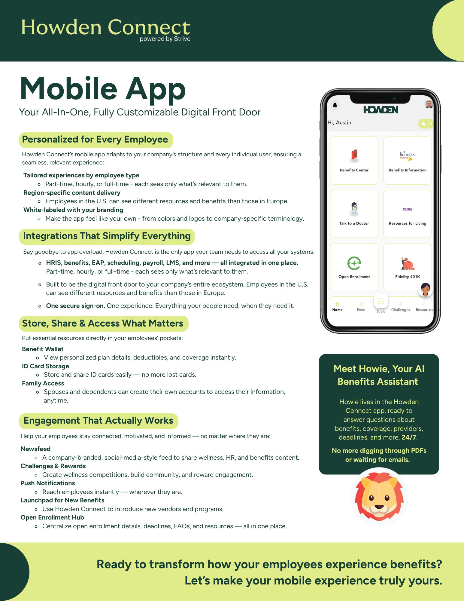 HOWDEN - Mobile App 32726